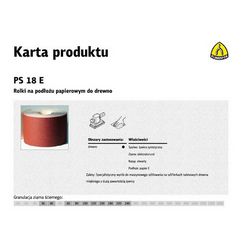 Klingspor rola s papirnom podlogom PS18E 150mm gr.100 (50mb) (širina 150mm, granulacija 100, dužina 50m)