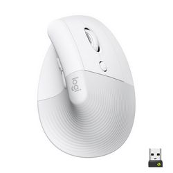 Logitech Lift Ergo Mouse, Off-white/Pa