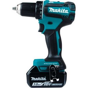 Bušilica MAKITA DDF485RFJ (2x3.0 Ah, 18V, Li-Ion, 62 Nm, brzi punjač, plava)