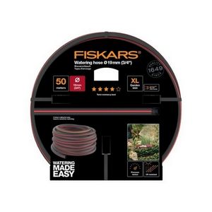 Fiskars 1027111 garden hose 50 m Above ground Black, Red