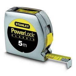 Mjerna traka STANLEY Powerlock Steel Tape 5M x 19 mm Top Reading Chr. (5 metara, širina 19 mm, čitanje s vrha, kromirana)