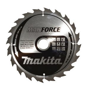 MAKITA CIRCULAR SAW BLADE 235x30x20z MAKFORCE WOOD