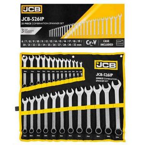 JCB COMBINATION WRENCH set 25el. (6-32mm)