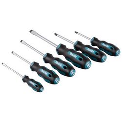 Set odvijača MAKITA (SL4.0 x 100 / SL5.5 x 100 / SL6.5 x 125 / SL8 x 150 / PZ1 x 80 / PZ2 x 100) (6 komada)