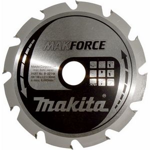 Pila za drvo MAKITA 190x30x12Z MAKFORCE (promjer diska 190mm, otvor 30mm, 12 zuba)