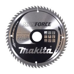 Pila za drvo MAKITA MAKFORCE WOOD 190x30x60z (promjer diska 190mm, otvor 30mm, 60 zuba)