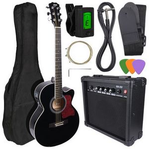 Gitara V-TONE EAG SET BK, elektro akustična + pojačalo