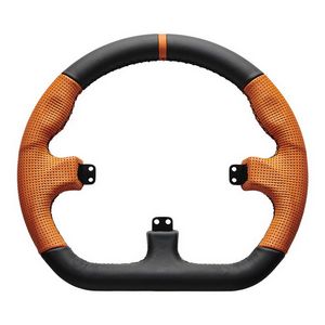 Asetek SimSports GT - rim - closed D, black and orange