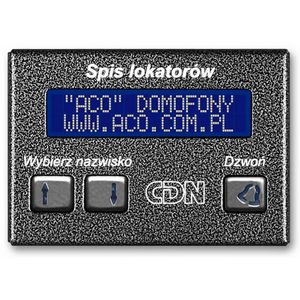 ACO CDN-230E GR Electronic Tenant Inventory graphite