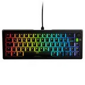Glorious GMMK 3 65% Custom Gaming Keyboard - Pre-Built, ISO (DE), Fox Switches, Black