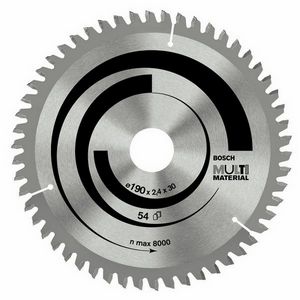 BOSCH MULTI MATER SAW BLADE 200x30x54z x2,4