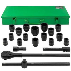 ROCKFORCE WRENCH SET 21pcs. 3/4" 12ANGLE.  17-50mm