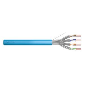 DIGITUS Cat.6A, U/FTP, Dca, AWG 23/1, LSOH, 50m, blue installation cable