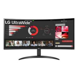 LG 34" 34WR50QK-B Curved UltraWide QHD DP HDMI 21:9 schwar