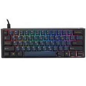 Ducky One 3 Pro Mini Nazca Line Gaming Keyboard, mechanical, 8,000 Hz, Hot Swap, RGB - Cherry MX2A Speed Silver, ANSI (US)