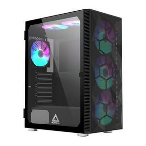 Montech X3 Mesh Midi-Tower, RGB, Tempered Glass - black