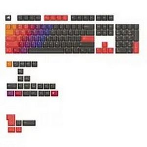 Glorious GPBT Gradient Keycaps, ANSI Layout (US), PBT, Dye-Sub - Celestial Fire