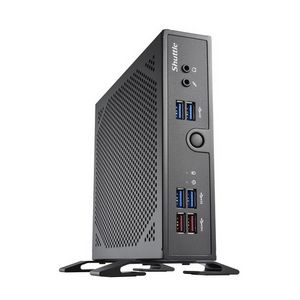 Shuttle XPC slim Barebone DS50U3, Intel i3-1315U, 2x LAN (1x 2.5Gbit ,1x 1Gbit), 1xCOM,1xHDMI,1xDP, 1x VGA, fanless, 24/7 permanent operation