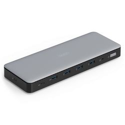 DIGITUS Docking USB-C->HDMI,DP,USBA,USBC,RJ45,DC,Audio silbe
