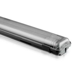 Hermetic luminaire V-TAC VT-12023 2x 120cm (2x 18W) 6400K 3400lm (SKU 6399) Black