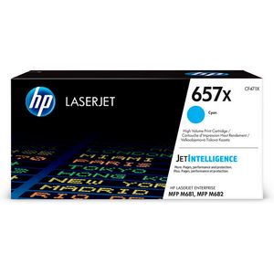 HP 657X High Yield Cyan Original LaserJet Toner Cartridge