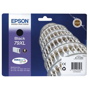 Epson Tower of Pisa Singlepack Black 79XL DURABrite Ultra Ink