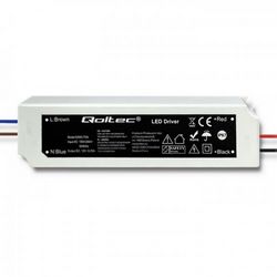 Qoltec IP67 LED Switching Power Supply | 75W | 12V | 6.25A | Waterproof | White