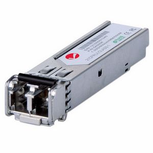 Intellinet Transceiver Module Optical, Gigabit Fiber SFP Mini-GBIC, 1000Base-Sx (LC) Multi-Mode Port, 550m, Wavelength 850nm, Ethernet, Fibre, MSA Compliant, Equivalent to Cisco GLC-SX-MM, Three Year 