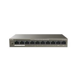 Tenda TEF1110P-8-63W network switch Unmanaged Fast Ethernet (10/100) Power over Ethernet (PoE) Black