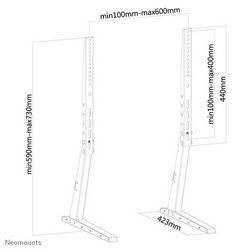 Neomounts monitor desk mount