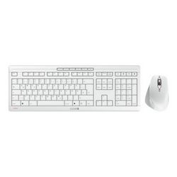 CHERRY TAS DESKTOP-SET Stream Comfort Wir DE-Lay WeiĂź