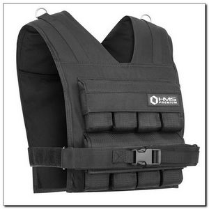 HMS Fitness KTO16 weighted vest Steel Black