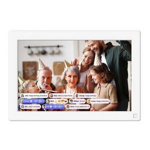 myFirst Live digital photo frame White 25.6 cm (10.1") Touchscreen Wi-Fi