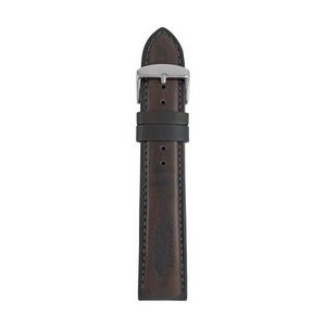 Leather strap Zeppelin brown, 22 mm