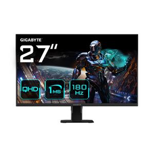 GIGABYTE GS27QA 27" QHD Gaming Monitor - 2560 x 1440 (QHD), 180Hz, 1ms, 300 cd/m2, FreeSync, HDR Ready, HDMI 2.0, Displayport 1.4