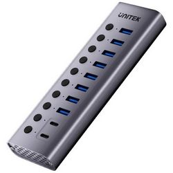 Unitek Hub USB C/USB A 10in1 5Gbps with port switches