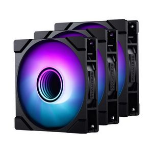 PHANTEKS M25 Gen2 PWM D-RGB Lüfter, 3er-Pack - 120mm, schwarz