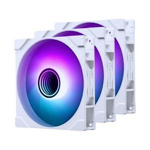 PHANTEKS M25 Gen2 PWM D-RGB Lüfter, 3er-Pack - 140mm, weiß