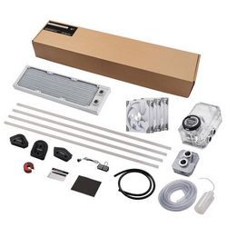 PHANTEKS Glacier EZ-Fit 360 D30-KIT, Wasserkühlungsset - weiß