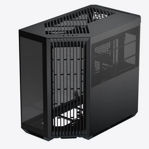 APNX V1 PC Case, Midi-Tower, ATX, Tempered Glass-black