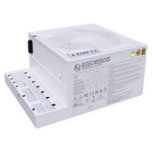 Lian Li EDGE GOLD 850 80 PLUS Gold Power Supply, PCIe 5.1, ATX 3.1 - 850 Watt, white