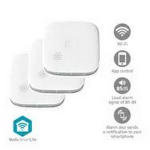 Smoke Detector Nedis SmartLife WIFIDS21WT3 3 pcs