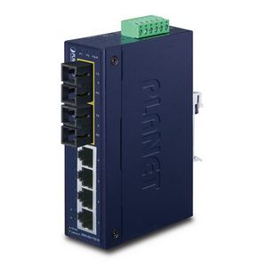PLANET ISW-621TS15 network switch Unmanaged L2 Fast Ethernet (10/100) Blue