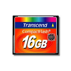 CompactFlash Card  16GB Transcend TS16GCF133, MLC