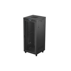 Standing rack cabinet 19" 37U 800X800 black perforated LCD Lanberg (Flat Pack)