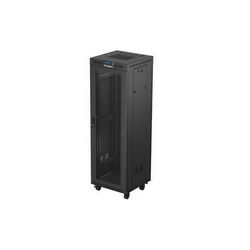 19" freestanding rack cabinet 37U 600X600 black perforated door LCD LANBERG (flat pack)