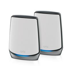 NETGEAR Orbi RBK852 AX6000 WiFi 6 Mesh System Tri-band (2.4 GHz / 5 GHz / 5 GHz) Wi-Fi 6 (802.11ax) Grey, White 8 Internal