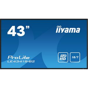 iiyama ProLite LE4341S-B2 - 43" diagonal class flat screen - 108 cm