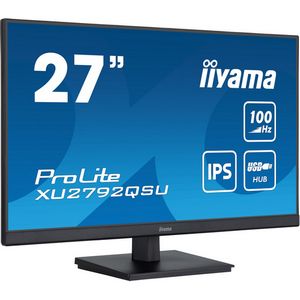 iiyama ProLite computer monitor 68.6 cm (27") 2560 x 1440 pixels Quad HD LED Black