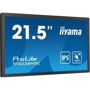 iiyama TF2238MSC-B1 computer monitor 53.3 cm (21") 1920 x 1080 pixels Full HD LED Touchscreen Black